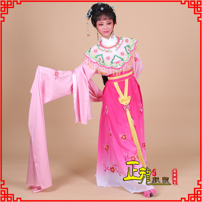 丰水袖青衣练功花旦服 梅花古装衣